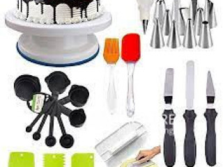 Cake Tools Combo Pack 121pcs They made of plastic and stainless