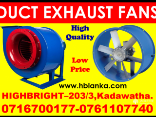 Duct Exhaust fans srilanka , Centrifugal exhaust fans,
