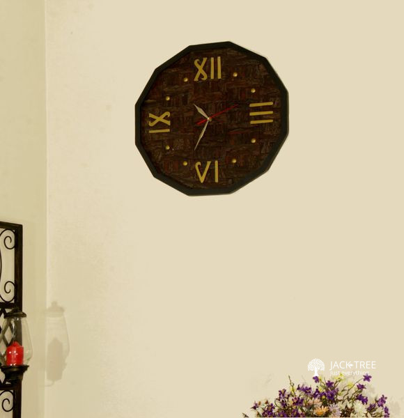 Handmade Wooden clock Dimention (Made in Sri Lanka)