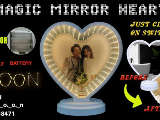 Majic mirror (ඔබගේ  ඔහුගේ හෝ ඇයගේ රූප යොදා සමීපතමයන් පුදුම කරන්න)