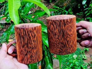 ලොකු පොඩි කාටත් තේ එකක් බොන්න wooden Ceramic කෝප්ප