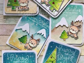 CHRISTMAS MINI CARDS (Danu's Creations)