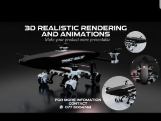 3D modelling & 3D Realistic Rendering  