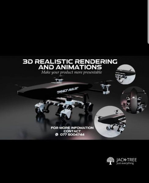 3D modelling & 3D Realistic Rendering 