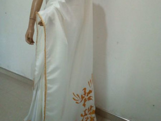 Hand painted sarees (silk sarees) Made in Sri Lanka