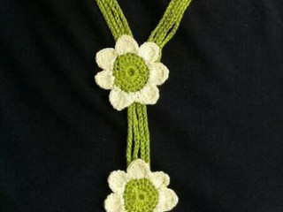 Handmade Crochet necklace (Made in Sri Lanka)