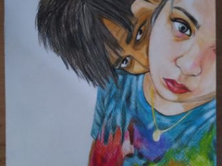 Colour Pencil Portrait Drawing Special Offer