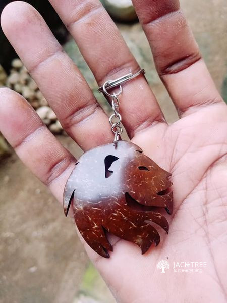 Coconut shell handy craft.(දිවයින පුරා බෙිදා හැරීමි)