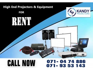 Projector rent in kandy