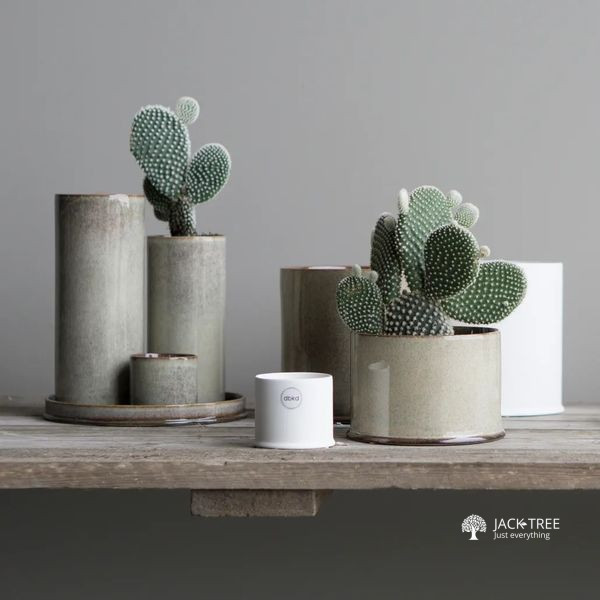 Unique scandinavina style ceramic pots for your indoor plants.