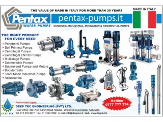 Pentax pumps