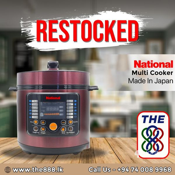 National Multicooker Restoked අදම ගෙන්වා ගන්න. තොග සීමිතයි.