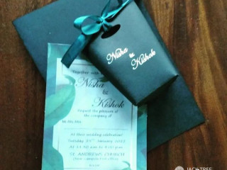 Wedding cake box Pouch Invitation Wedding Rich Cake