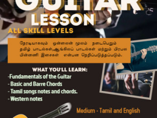 Guitar lessons( Online and offline Tamil and english)
