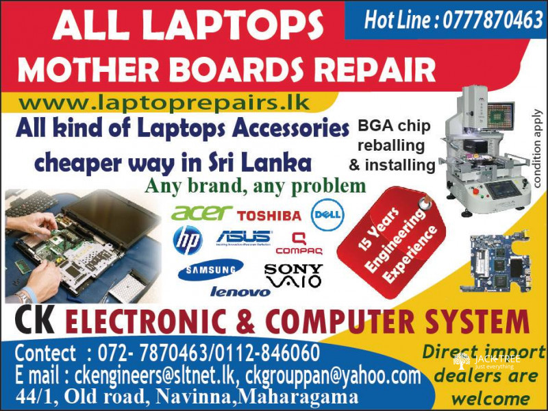 LAPTOP REPAIRS AND ALL KIND OF LAPTOP ACCESSORIES