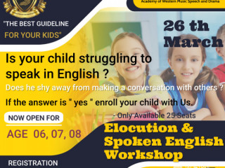 Elocution and Spoken English Workshop for kids