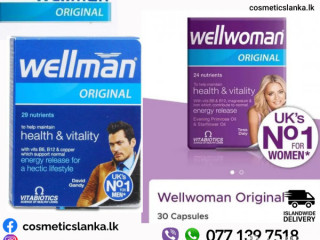 Wellman Original and Wellwoman Original   Cosmetics Lanka
