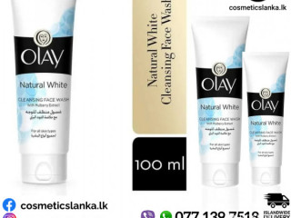 Olay Natural White Cleansing Face Wash   cosmetics lanka