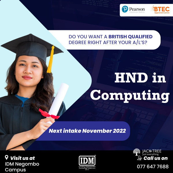 British Qualified HND in Computing IDM Negombo Campus