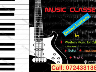 Guitar & Keyboard Lessons   Learn to play just in one month