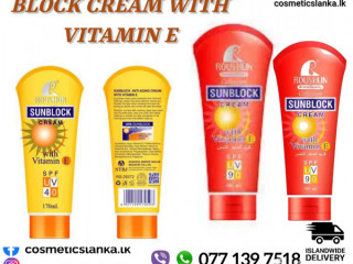 Roushun SunBlock Cream With Vitamin E   Cosmetics Lanka