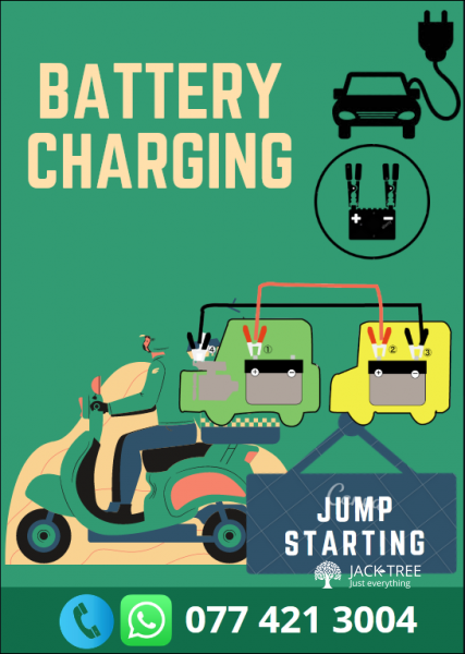 Vehicle Battery Charging & Jump Starting