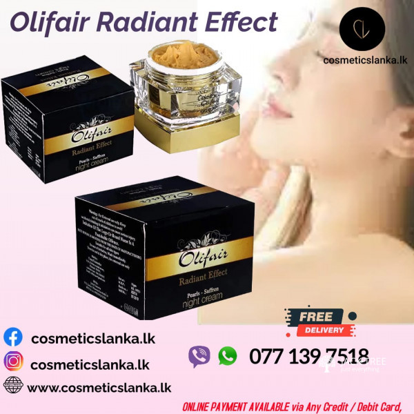 Olifair Radiant Effect Pearls Saffron Night Cream