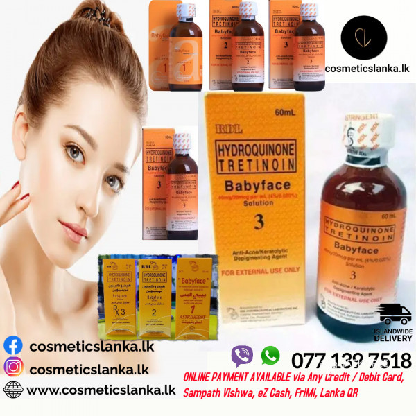 RDL Baby Face Solution Cosmetics Lanka 