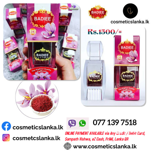 Badiee saffron Cosmetics Lanka Products 