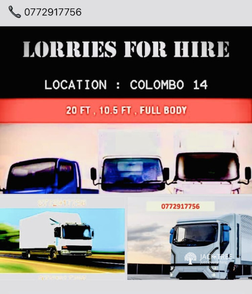 Lorry hire colombo or house movers colombo