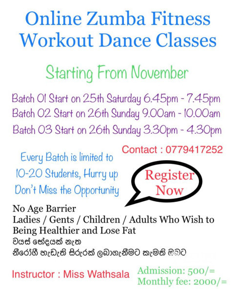 Online Zumba Fitness Dance Workouts Classes for Adults Teens Any