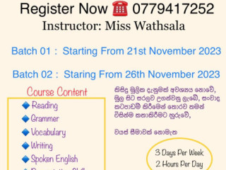 Online Spoken English Classes 2Months Courses for Anyone Adults