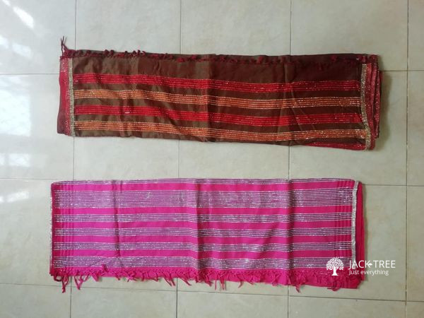 Handloom Sareees One time used Rs. 12000 (Both)