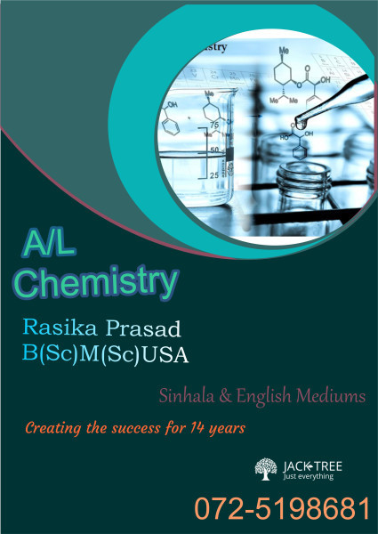 A/L Chemistry sinhala & English Medium individual/group classes