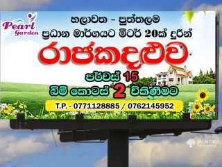 Land for Sale in Rajakadaluwa (Chilaw Puttalam Road)