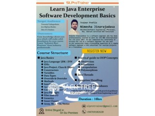 Java Enterprise Software Development Basic Training Program