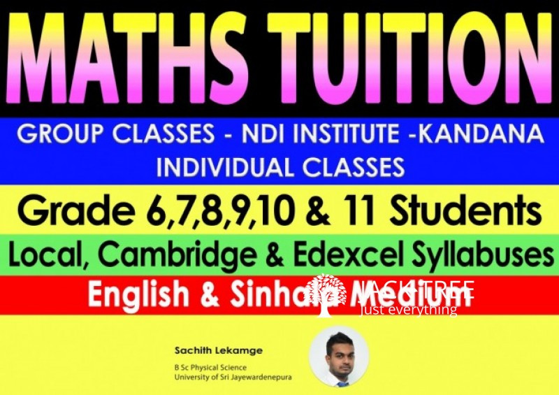 Group & Individual Classes-English & Sinhala Medium