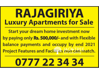 Luxury Apartments for Sale in Rajagiriya