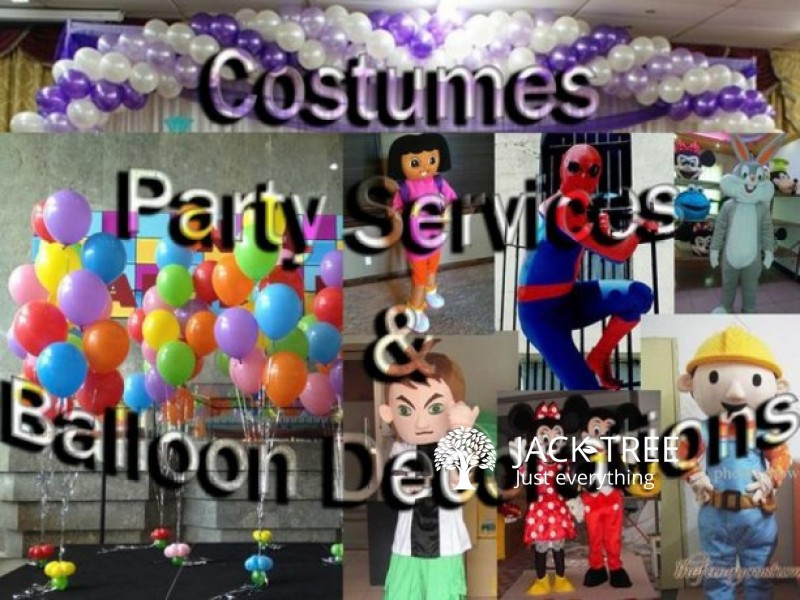 Mascots (costumes) decorations Event management