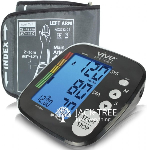 Blood Pressure with Heart Rate Monitor Kit (Usa Brand)