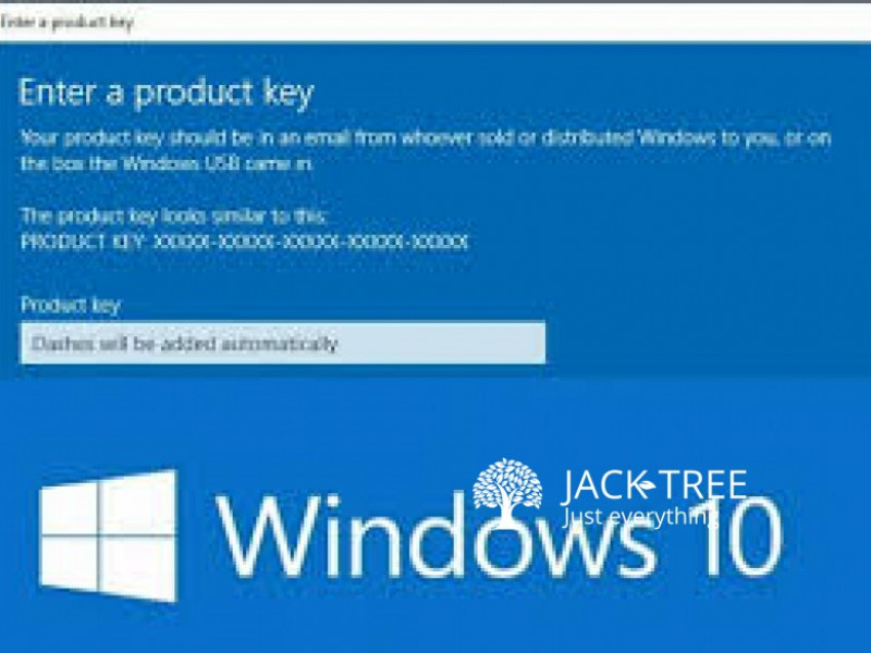 Windows 10 Pro Installation with Microsoft License Key