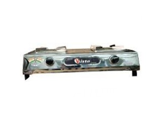 Gas cooker silver