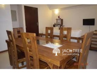 Teak Dining Table with Six Chairs
