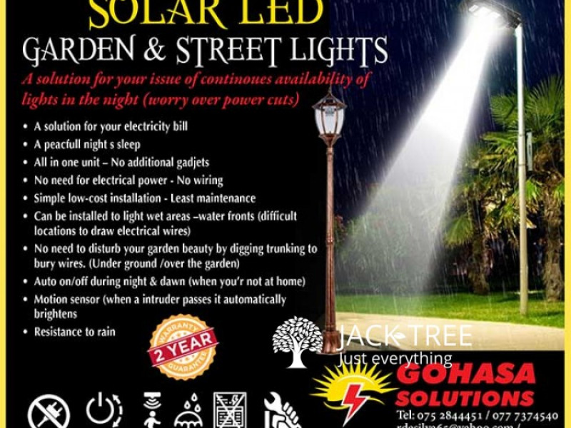 Solar LED Garden & Street Lights