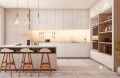 Kitchen with Timeless Elegance Modern Pantry Cupboards