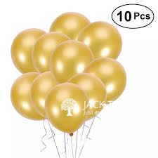 Standard Matt Balloons 10pcs Yellow