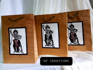Hand painted gift bags